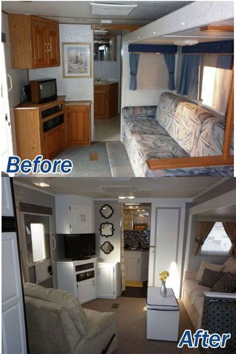 Dreamiest rustic camper remodels | mountainmodernlife.com. 100 Amazing Rustic RV Interior Remodeling Design Hacks ...