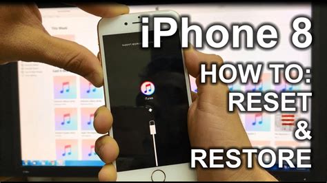 How to reset your iphone using itunes. How To Reset & Restore your Apple iPhone 8 - Factory Reset ...