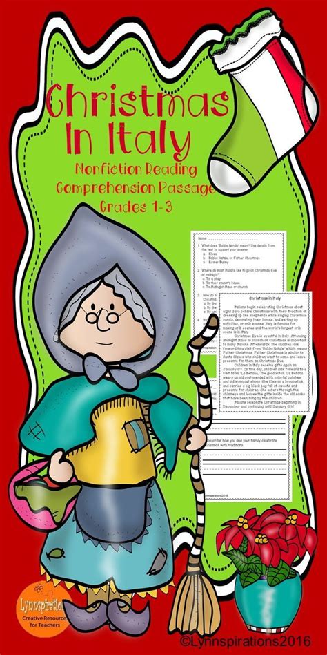 You make inferences every day. Christmas in Italy: Non-fiction Reading Comprehension Passage For Grades 1-3 | Christmas in ...