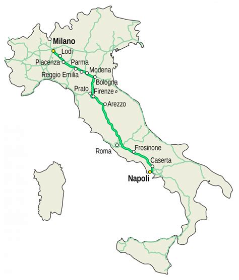 Delizioso Mappa Autostrade Italia 2022 Cartina Geografica Mondo