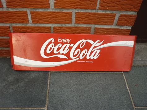 Coca Cola Metallic Advertising Plaque Catawiki