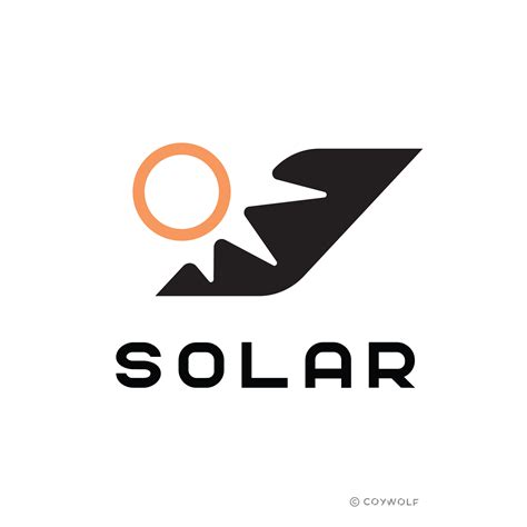 Logo For Sale Sun And Solar Panel Logo Logo Cowboy