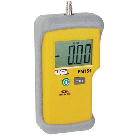 Uei Test Instruments Single Input Digital Manometer 6cmt9em151