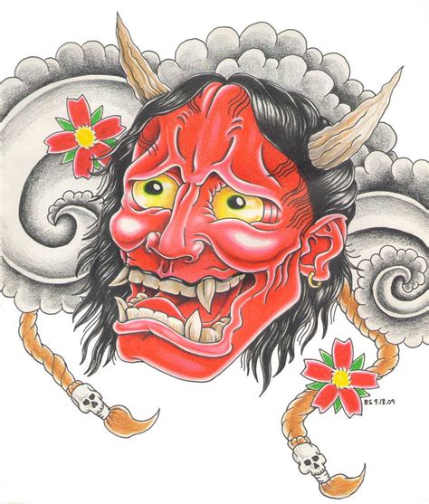 In todays how to draw video i'll be showing you how to draw a traditional style japanese hannya mask, my last hannya mask was in a new school. 250+ Hannya Mask Tattoo Designs With Meaning (2020 ...