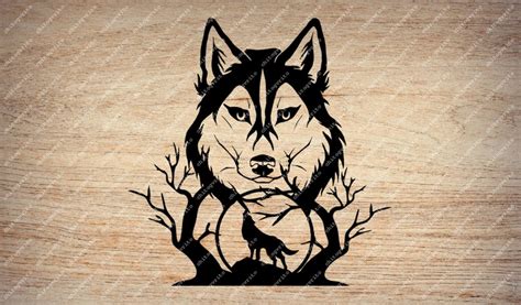 Wolf Svg File Wolves Clipart Wolf Stencil Animals Svg | Etsy