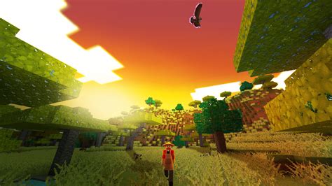 Minecraft Digital Video Game Landscape Digital Artist 3d Graphics
