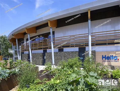 Exterior View Over Vegetable Garden Tescos Head Office Campus The