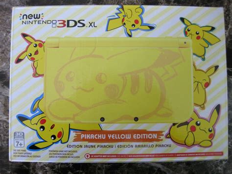 Nintendo 3ds Xl Pikachu Edition 4gb Yellow Handheld Machine Icommerce