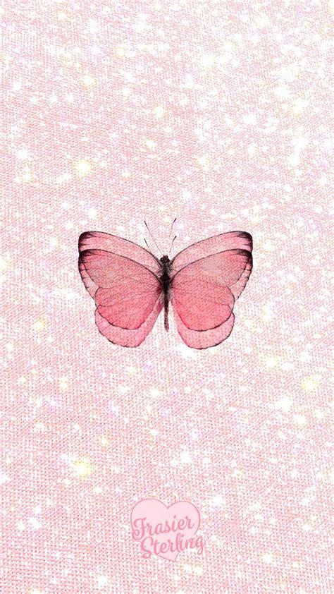Iphone Pink Aesthetic Wallpaper Butterfly