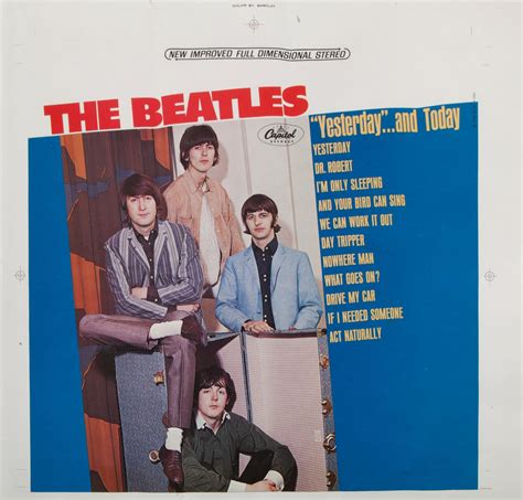 Sold Price The Beatles Yesterday And Today Unreleased Album Art Proof