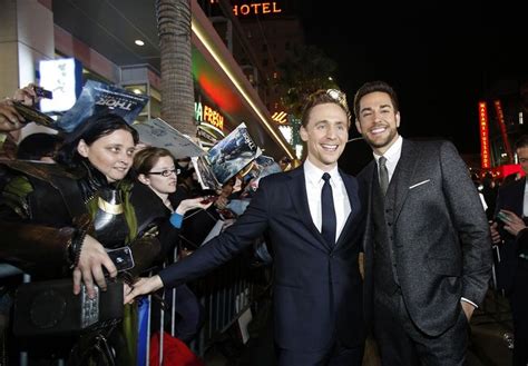 Tom Hiddleston And Zachary Levi Attend The Premiere Of Marvel’s ‘thor The Dark World’ At The El