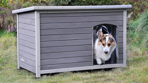 Aivituvin Heated Insulated Wooden Large Dog House Air43 Youtube