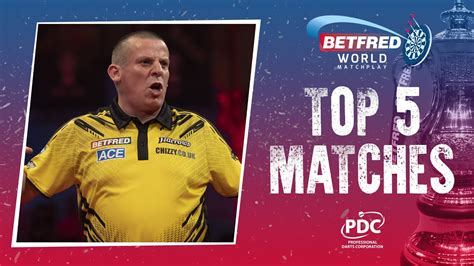 Top 5 Matches 2021 Betfred World Matchplay Youtube