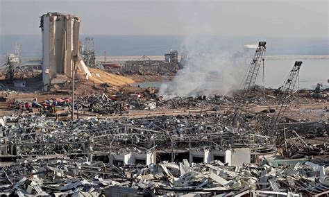 Veja Fotos Da Explosão Na Zona Portuária De Beirute Capital Do Líbano