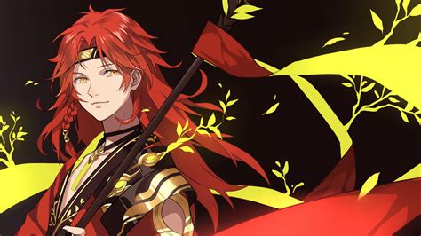 Anime Boy Long Red Hair