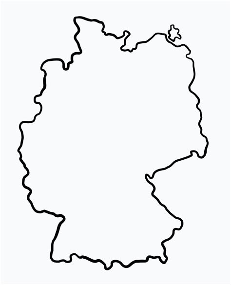Doodle Dibujo A Mano Alzada Del Mapa De Alemania 3668493 Vector En