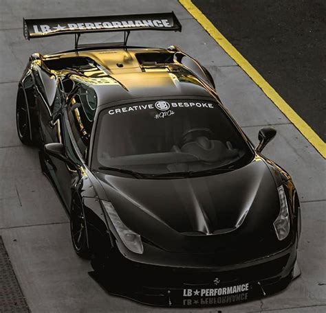Find yellow in the scuderia ferrari shields,. LB★Silhouette Works Ferrari 458 GT Full Body Kit (2010-2015) | Liberty Walk