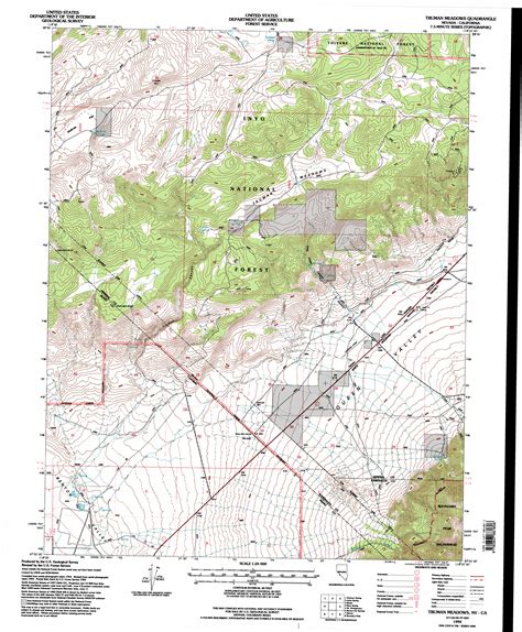 Truman Meadows Nv Topographic Map Topoquest