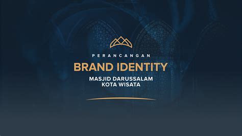 Brand Identity Masjid Darussalam Kota Wisata On Behance