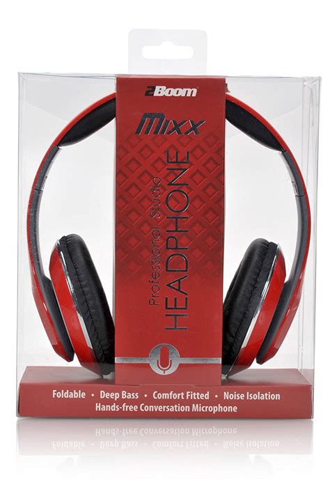 2boom Mixx Professional Over Ear Studio Foldable Digital Stereo Bass