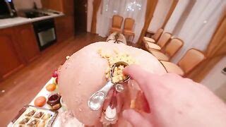 Anal Food Play Fiesta With Throat Fucking And Cum Cake Camstreams Tv