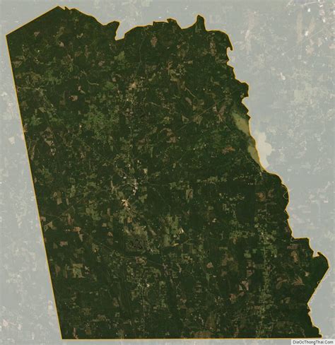 Map Of Tyler County Texas