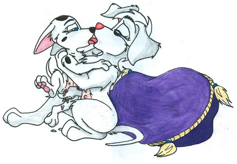 Rule 34 101 Dalmatians Cadpig Disney Female Fingering Kissing