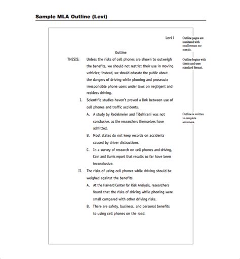 Full Sentence Outline Template Example Of Sentence Outline 2022 10 14