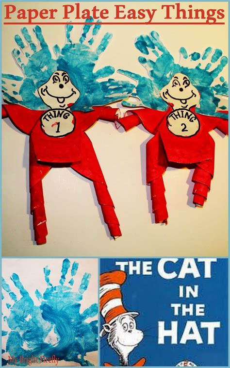 Thing 1 And Thing 2 Paper Plate Decorations And Preschool Activities