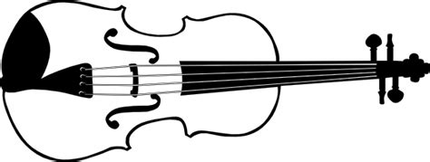 Violin B And W Clip Art At Vector Clip Art Online
