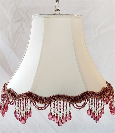 Scallop Bell Victorian Lamp Shade Beads Or Fringe Lamp Shade Pro