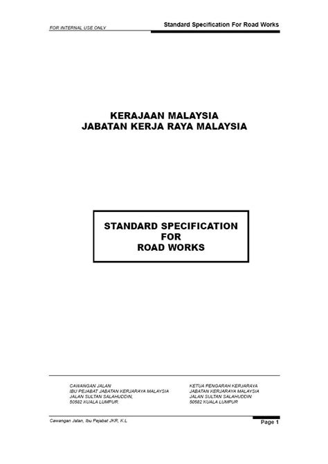 • the specifications was completed and applied to. Jkr Road Map Of Malaysia - Maps of the World