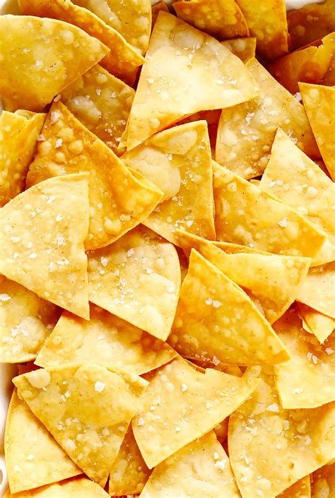 To a medium bowl, add 8 ounces salsa verde, the chicken, and stir to combine to create the filling mixture. Homemade Tortilla Chips Recipe | Gimme Some Oven