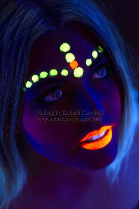 Pin By Mary Andrade On Uv Blacklight Portraits Uv Makeup Neon Face Paint Uv Face Paint