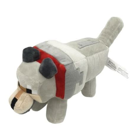 Minecraft Wolf Plush Toy Plush Series Collectible T Ebay