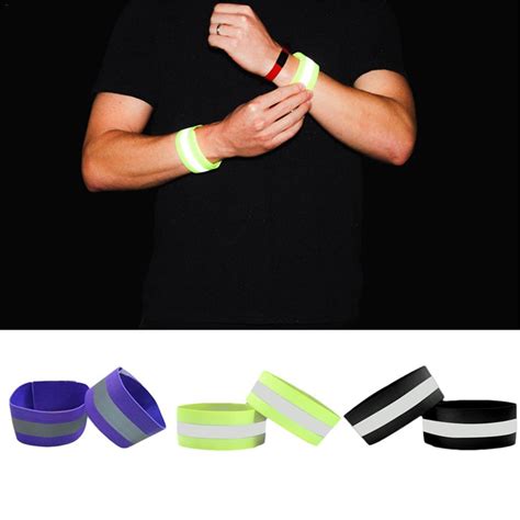Buy 1pc High Visibility Double Reflective Wristband