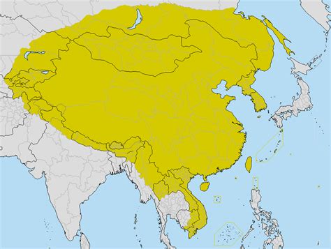Map Of The Chinese Empire Chang Dynasty By Sharklord1 On Deviantart