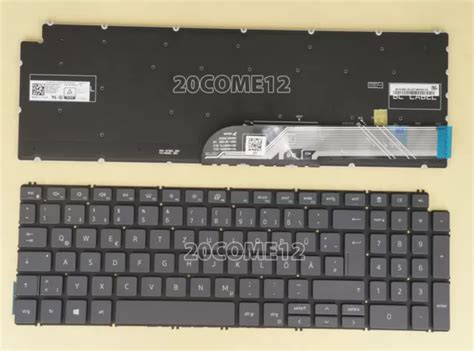 New For Dell Vostro 3500 3501 Keyboard Backlit De German Tastatur No