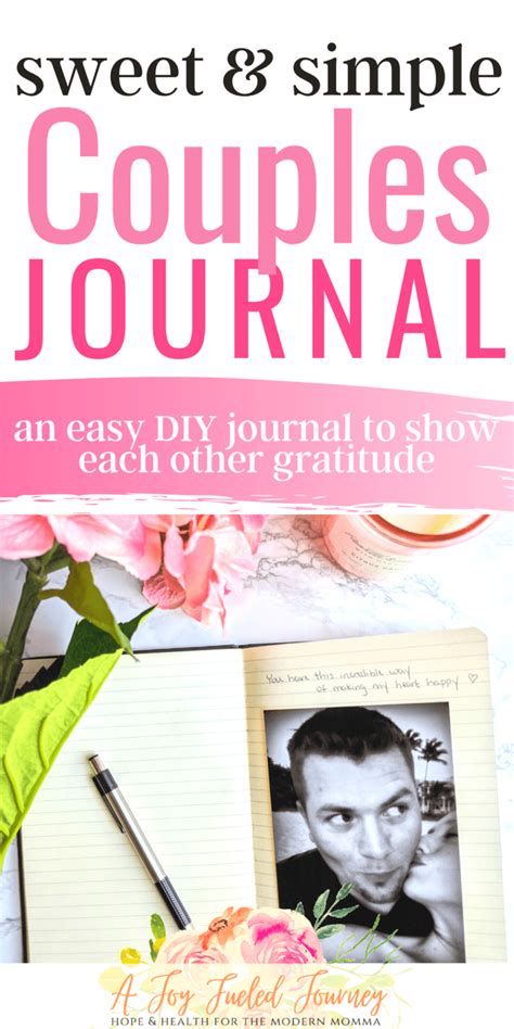 Diy Couples Journal A Joy Fueled Journey