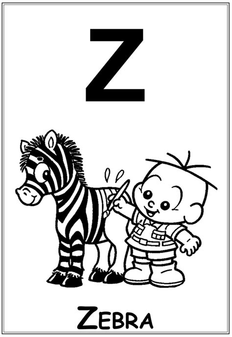 Alfabeto Ilustrado Da Turma Da M Nica Baby Letra Z S Escola