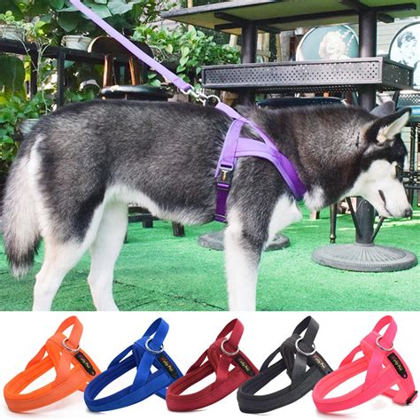 Dog Soft Padded Harnesses Nylon Pet Dog Harness Pets Adjustable Safety