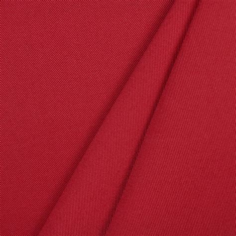 Red Poly Cotton Twill Fabric Onlinefabricstore