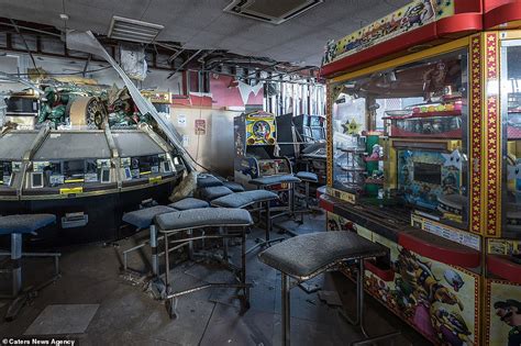 Inside Fukushimas Red Zone Abandoned Sega Arcade Covered In