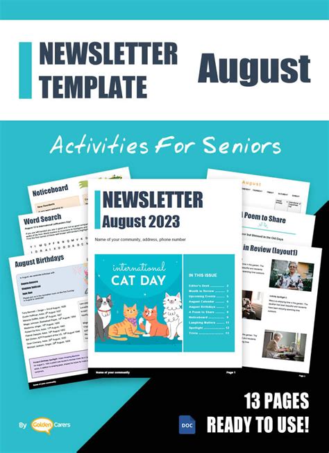 Newsletter Template August 2023