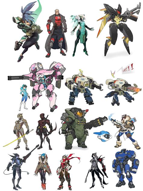 The Art Of Overwatch By Blizzard Entertainment Game Character Design
