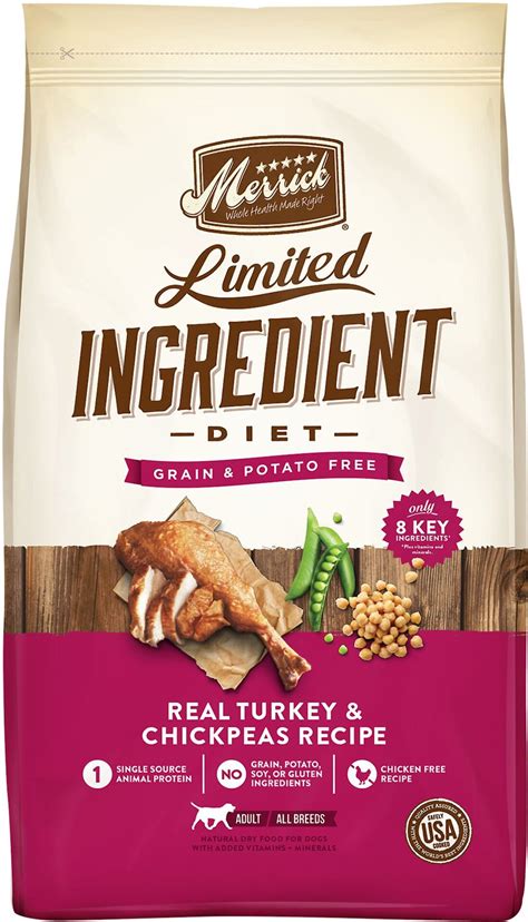 Merrick Limited Ingredient Diet Grain Free Real Turkey And Chickpeas