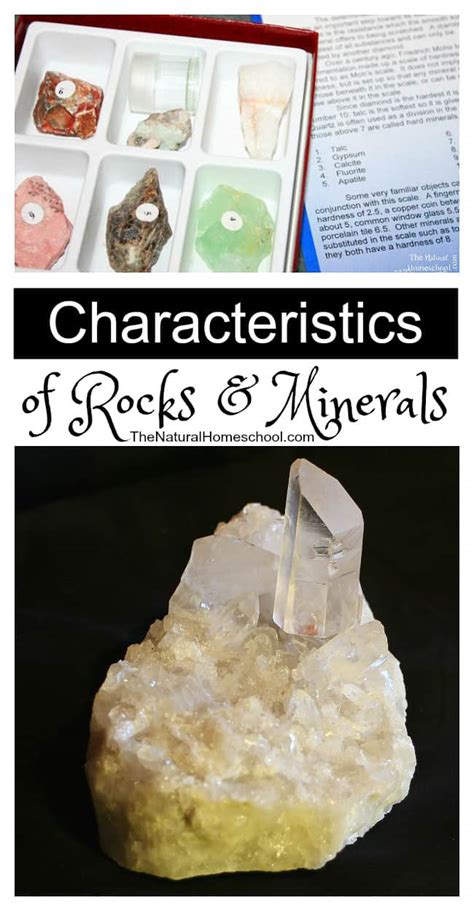 Characteristics Of Rocks And Minerals The Natural Homeschool