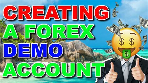 How To Create A Forex Demo Account Youtube