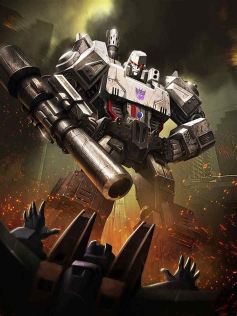 Decepticon Leader Megatron Artwork From Transformers Legends Game