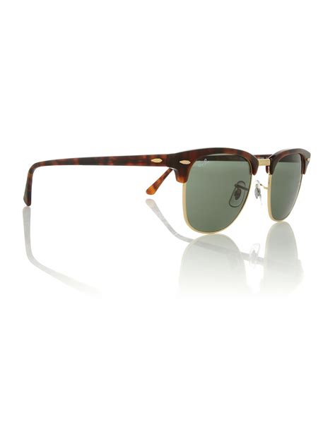 ray ban unisex rb3016 wayfarer sunglasses in brown for men lyst
